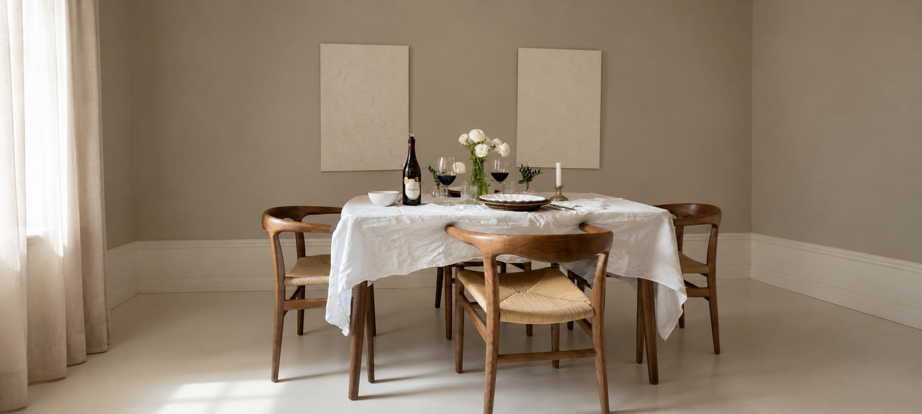 Thoughtfully styled Kelmurin table setting