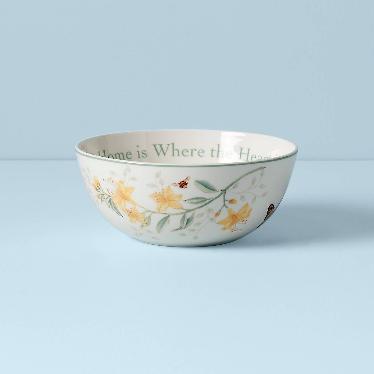 Inspirational Floral Porcelain Bowl